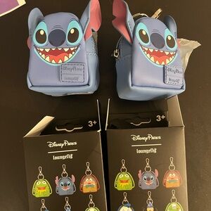 Loungefly Stitch Blue Bag Charm